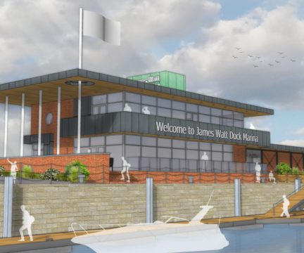 James Watt Dock Marina development