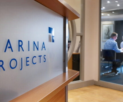 Reception at Marina Projects